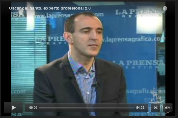 Oscar Del Santo entrevistado para La Prensa Gráfica